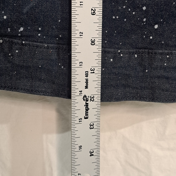 Jewel House Frosted Denim Jean Jacket 4X Paint Splatter Brand New With Tags - Picture 14 of 14